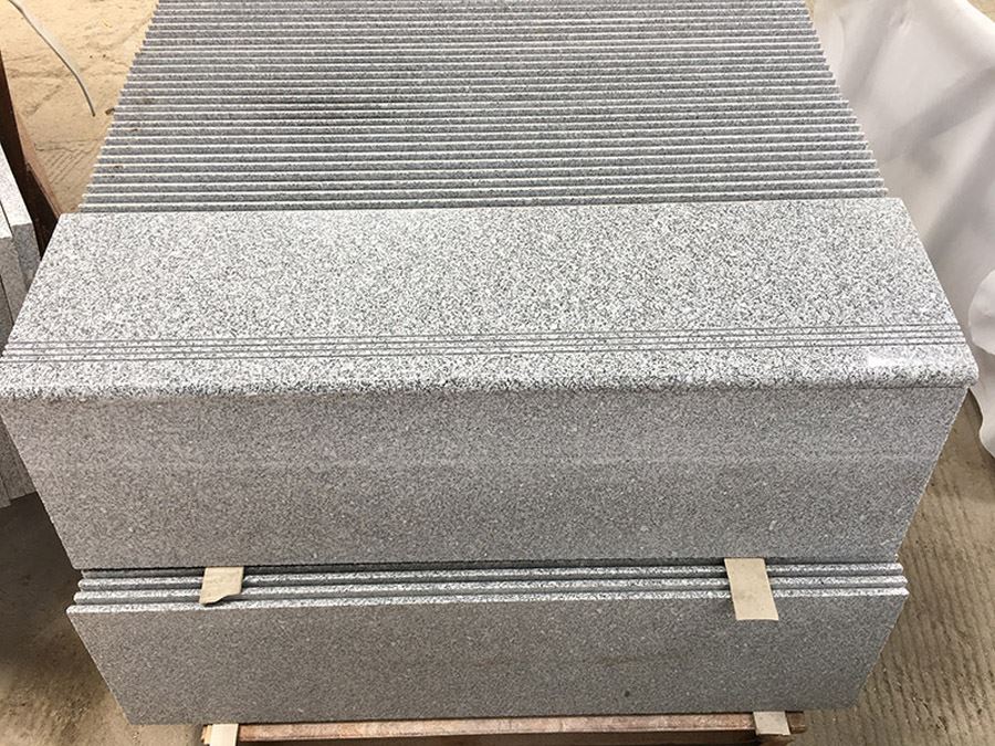 White Sesame Granite Stair Step