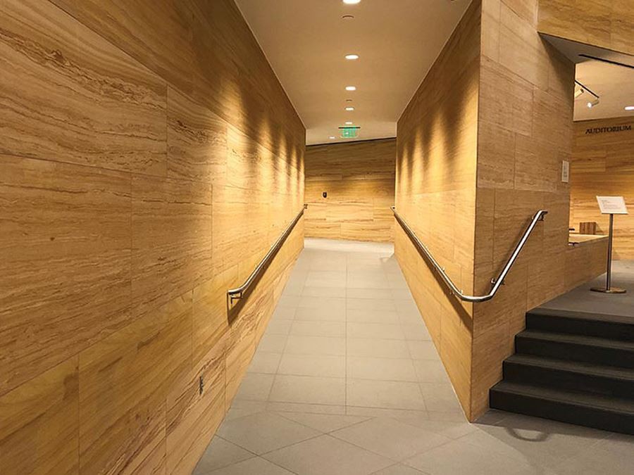 Teakwood Sandstone Interior Wall