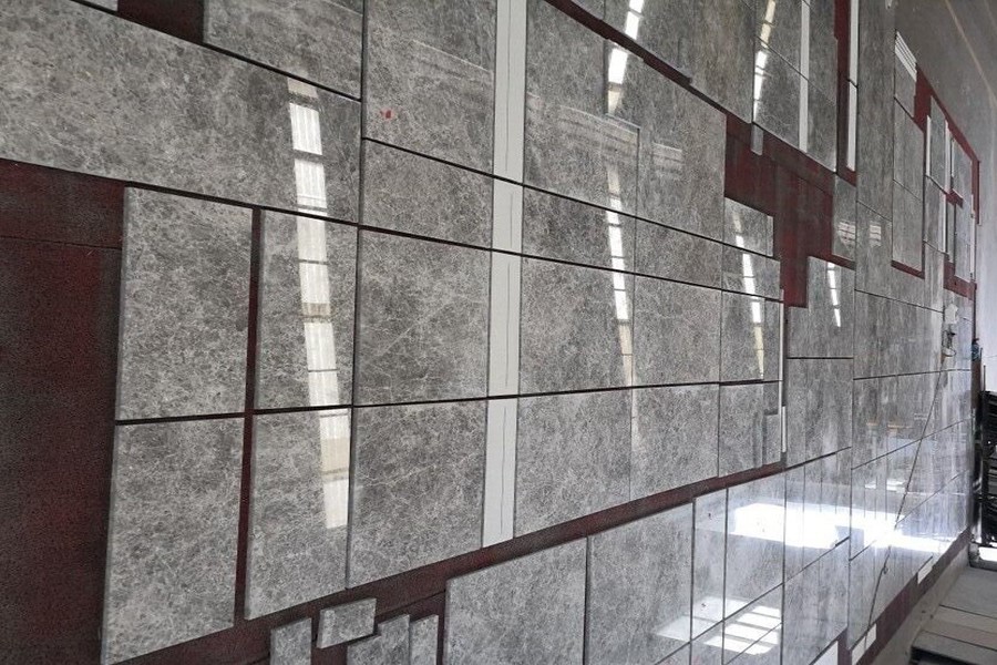 Tundra Blue Marble Tile Layout 01 Tundra Blue Marble Tile Layout 01