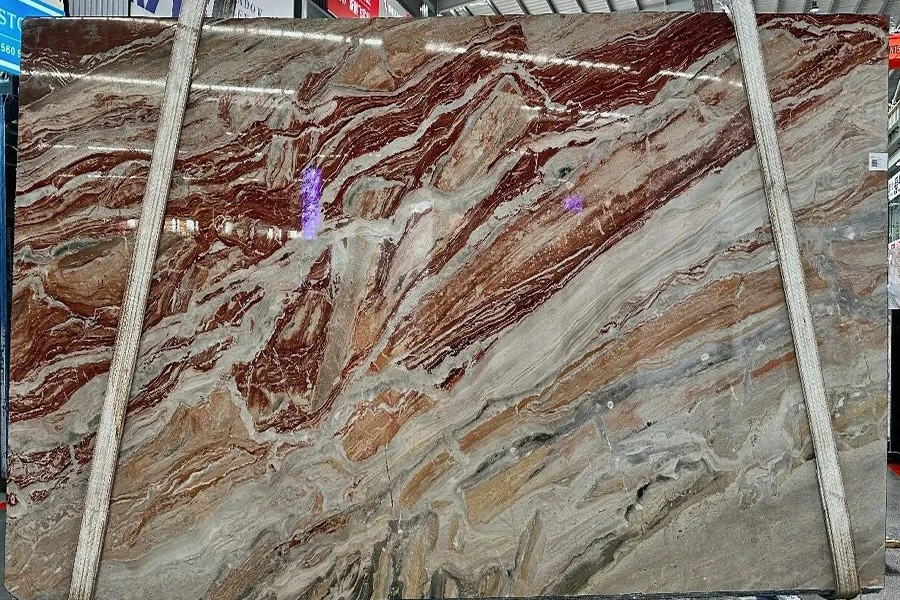 Arabescato Orobico Rosso Marble Slab 03 Arabescato Orobico Rosso Marble Slab 03