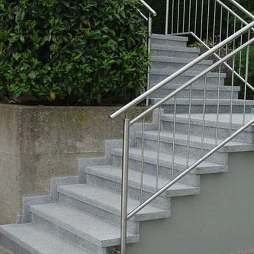White Sesame Granite Tread Step